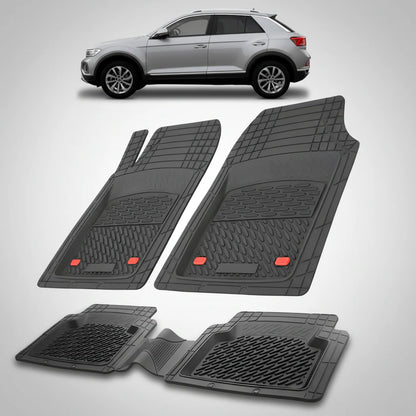 Covorașe Auto Tip Tăviță Compatibile Volkswagen T-Roc I (2017-2021) - Black
