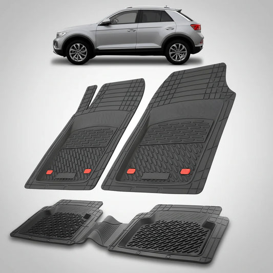 Covorașe Auto Tip Tăviță Compatibile Volkswagen T-Roc I (2017-2021) - Black