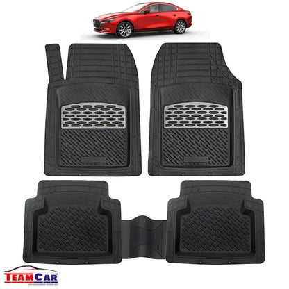 Mazda 3 BP Covorașe Auto TeamCar® Tip Tăviță Compatibile (2019–prezent) - Sedan Silver - 221.ro