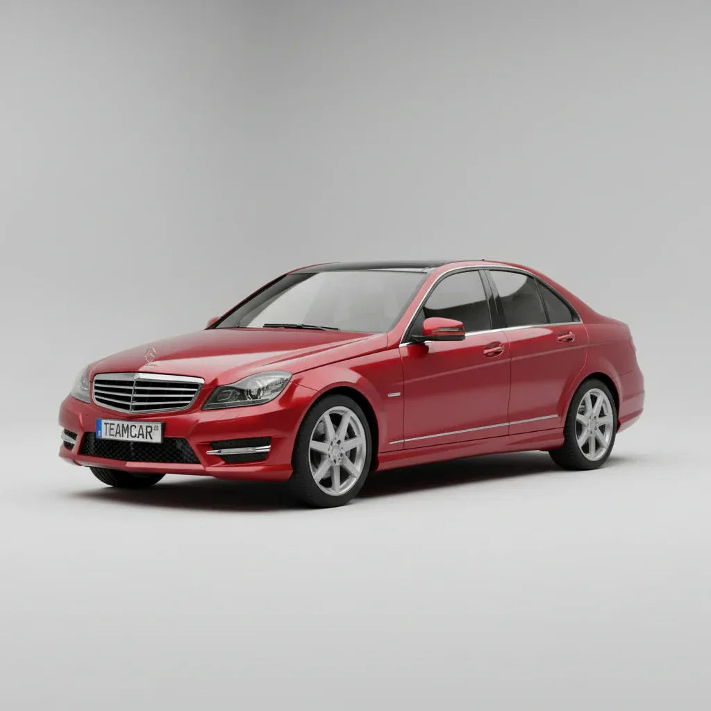 Covorase Mercedes-Benz C-Class Compatibile W204 Facelift 2011-2014 | Red