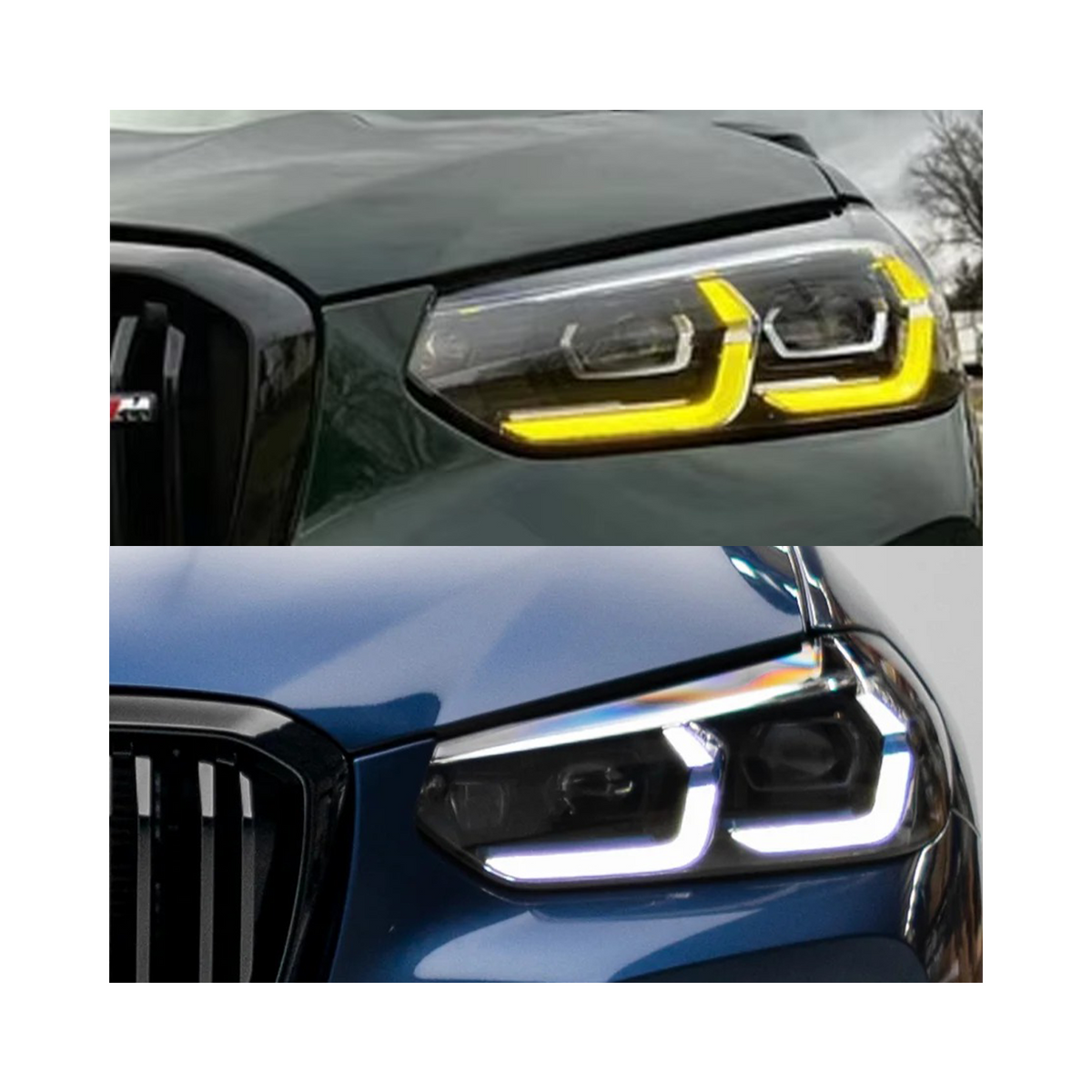 Modul DRL BMW X3 X4 facelift înlocuitor OEM 63115A0E621; 63115A0E622