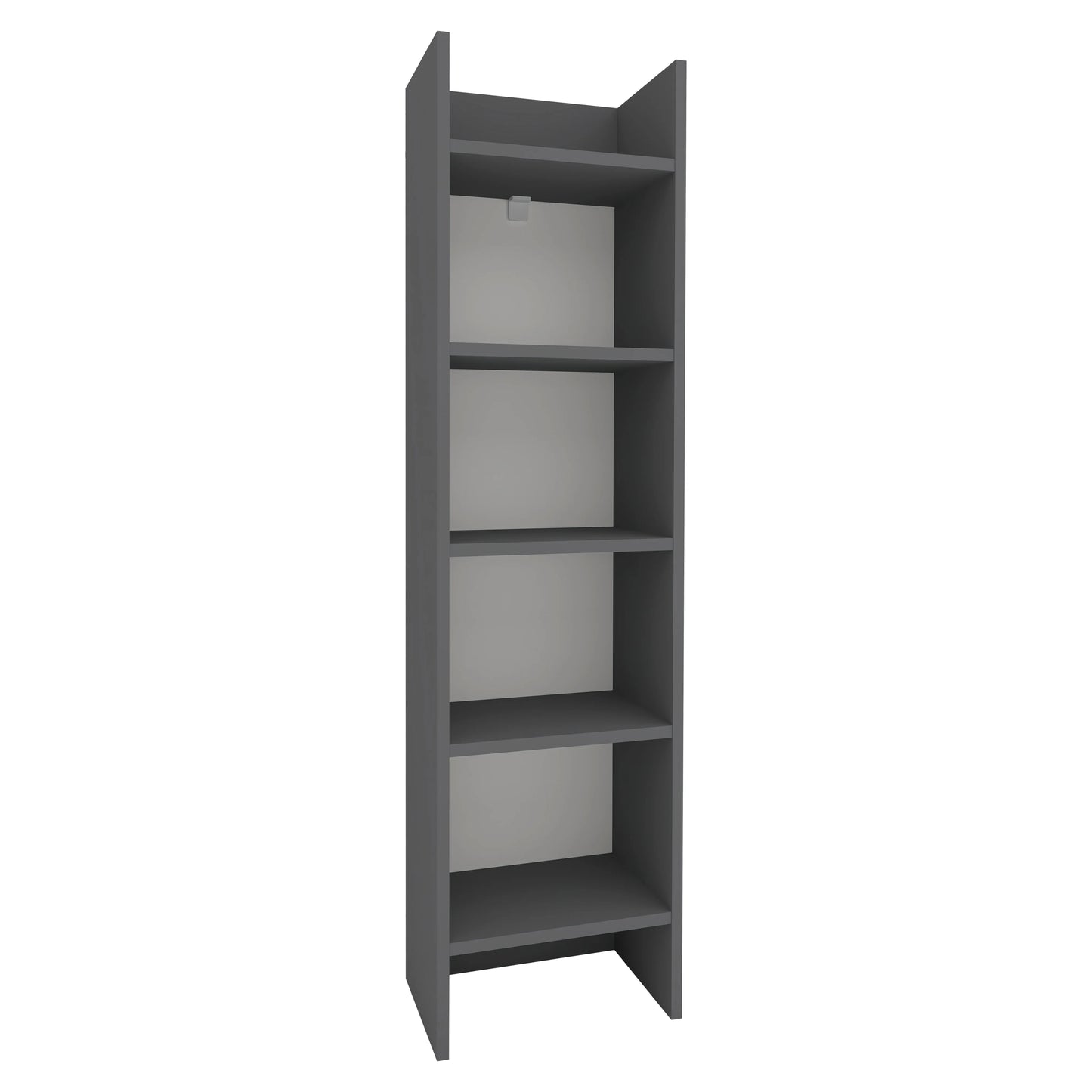 Biblioteca Neda, 5  Polite, Antracit, 53 x 35 x 198 cm