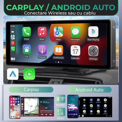 Navigatie Auto Timebox, Apple CarPlay, Android Auto, Wireless, Aux