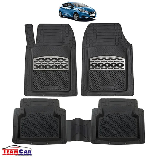 Nissan Micra K14 Covorase Auto TeamCar® Tip Tavita Compatibile (2017–) Silver - 221.ro