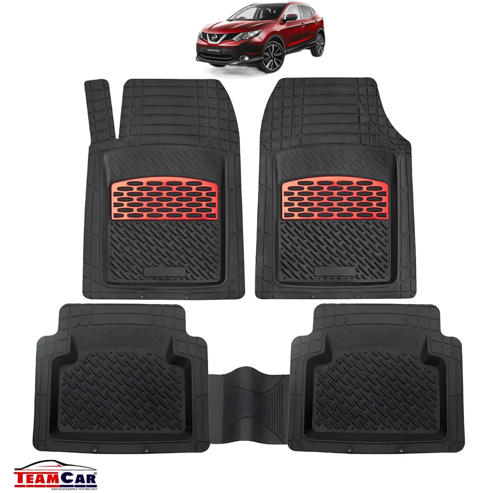 Nissan Qashqai  Covorase Auto TeamCar® Tip Tavita Compatibile J11 (2013–2021) Red