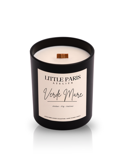 Lumânare parfumată Verde Mare - Ambra • Smochine • Vetiver