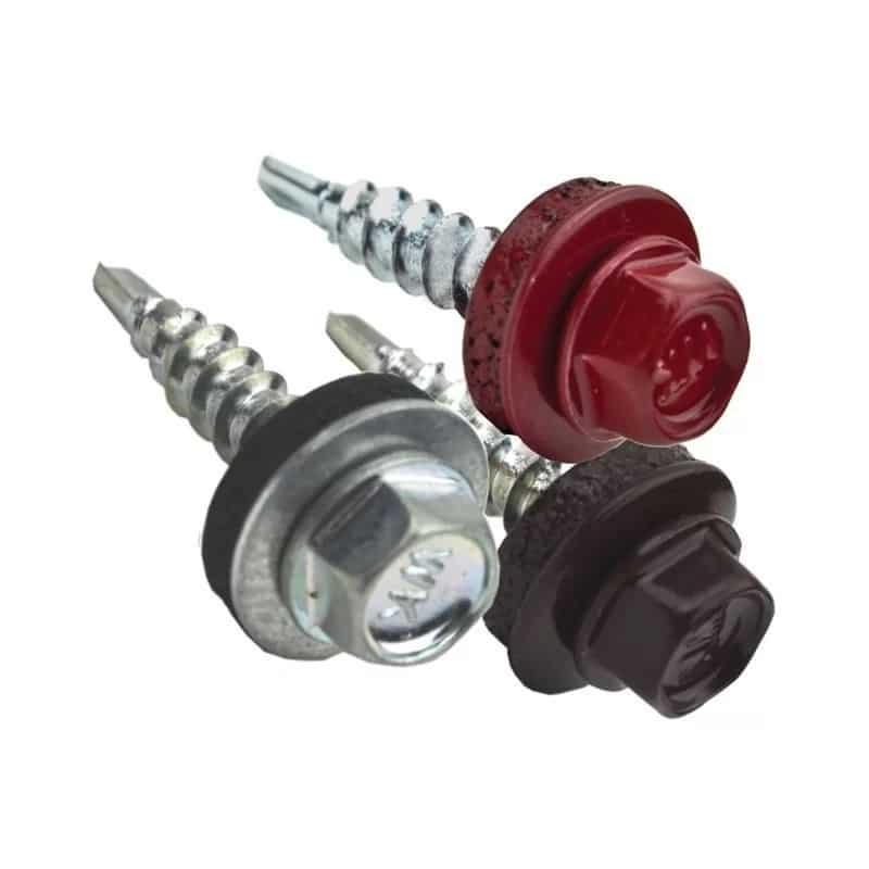 Set 250 bucati suruburi autoforante cu cap hexagnal si saiba, 4.8x35mm Z-TOOLS / OD-48035T3011 - 221.ro