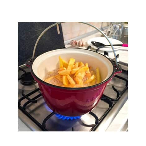 Tuci din fonta OTI emailat, diametru 26cm, capacitate 5L, 180591 / OTI 0003