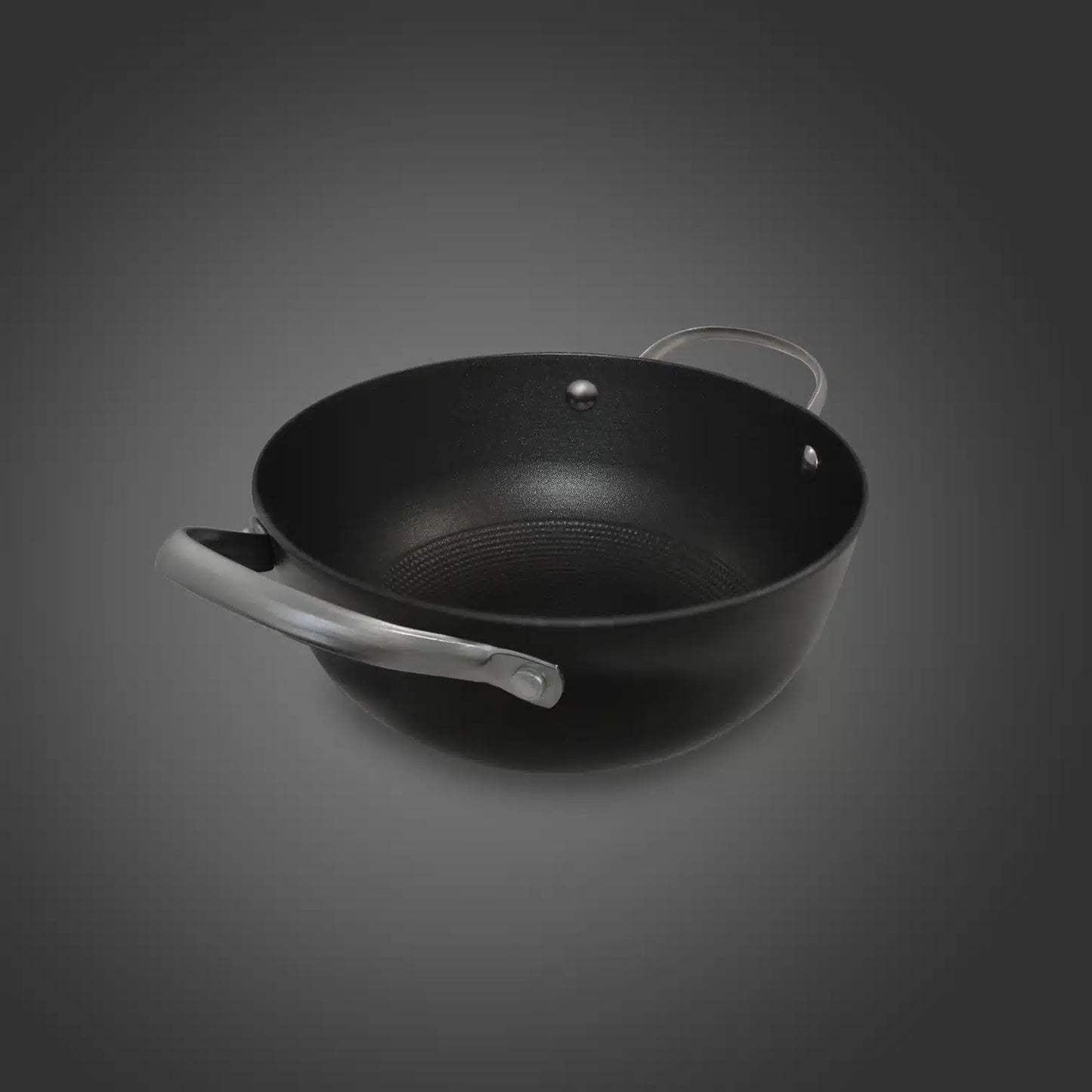 Cratita din fonta tip fagure cu capac de sticla OTI, diametru 20cm, capacitate 2l 181653 / OTI 0014