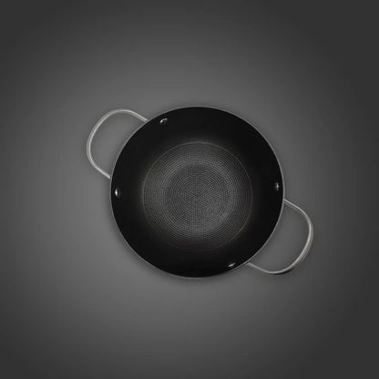 Cratita din fonta tip fagure cu capac de sticla OTI, diametru 20cm, capacitate 2l 181653 / OTI 0014