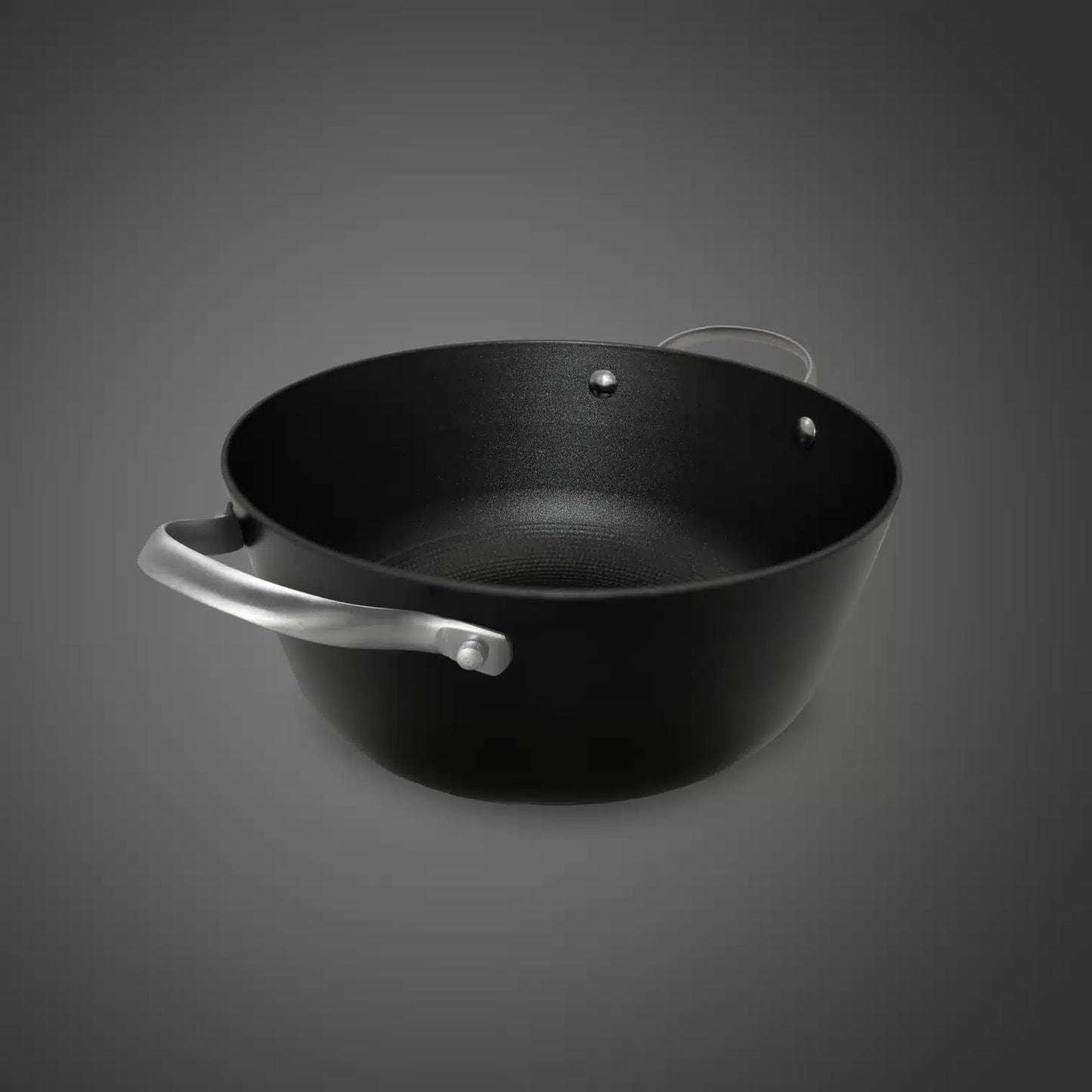 Cratita din fonta tip fagure cu capac de sticla OTI, diametru 24cm, capacitate 3.5L 181654 / OTI 0015