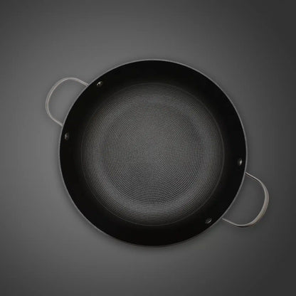 Cratita din fonta tip fagure cu capac de sticla OTI, diametru 30cm, capacitate 4.5L 181655 / OTI 0016