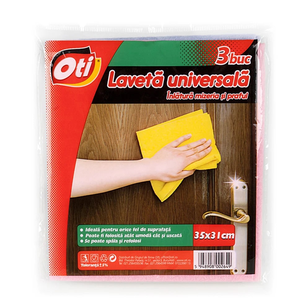 Set 3 lavete universale OTI 35x31cm / OTI040264