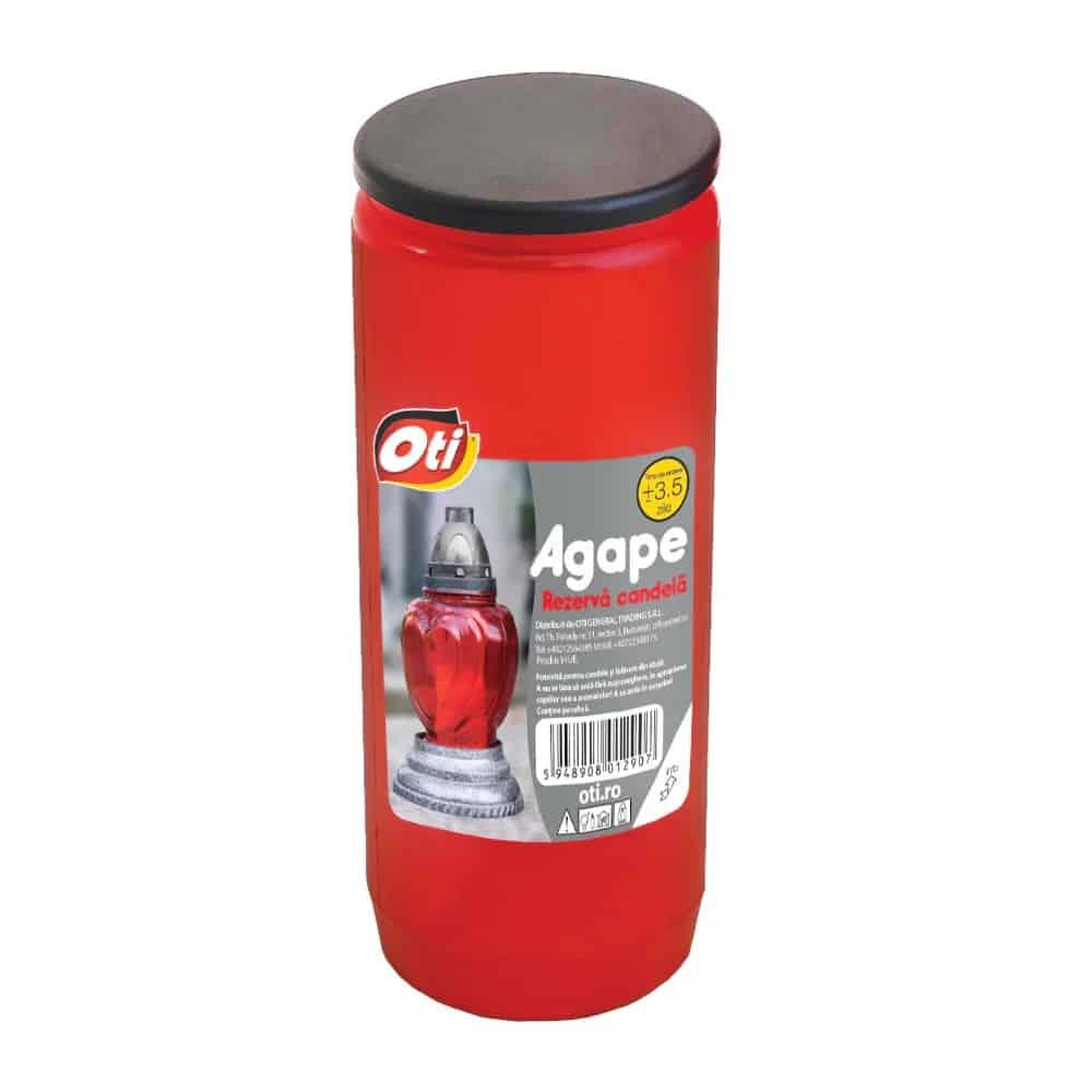 Rezerve pentru candelă, durată 3.5 zile, Agape, alb / OTI131290 - 221.ro