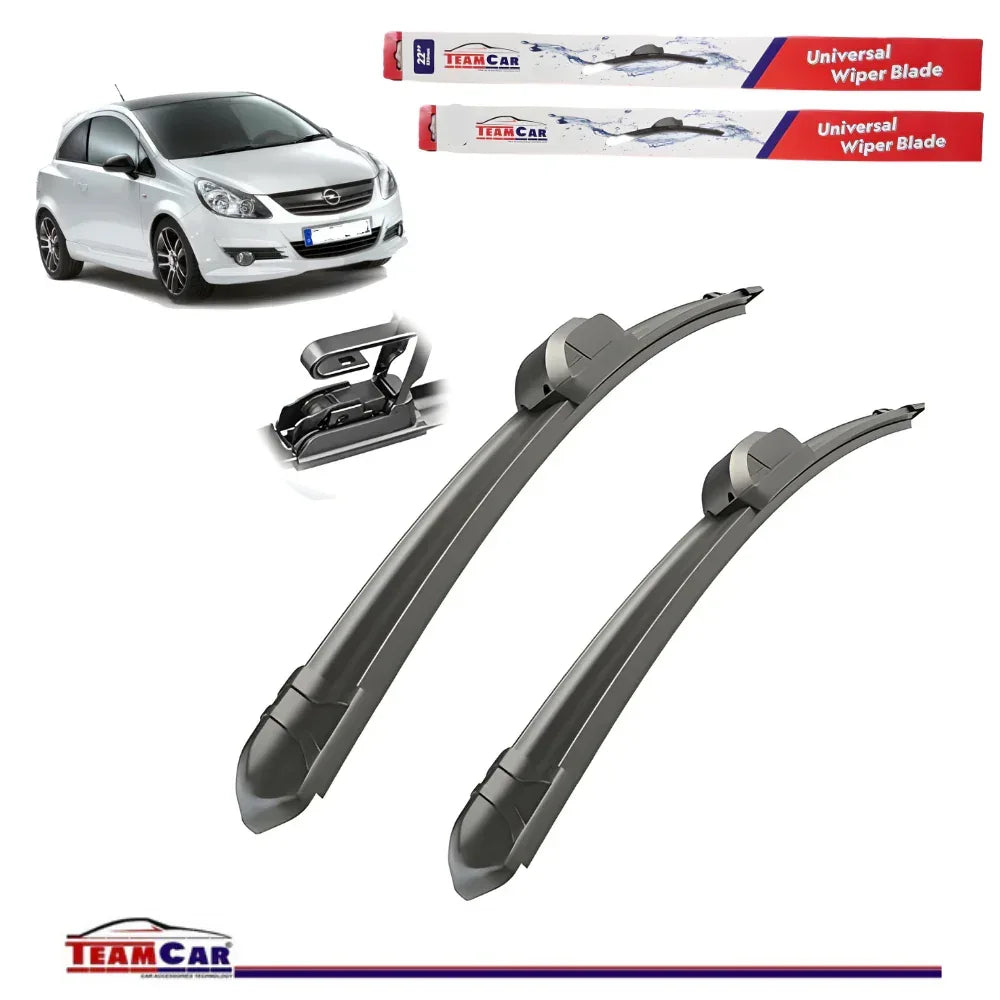 Ștergătoare TeamCar® Opel Corsa D (2006–2014) – Set față - 221.ro