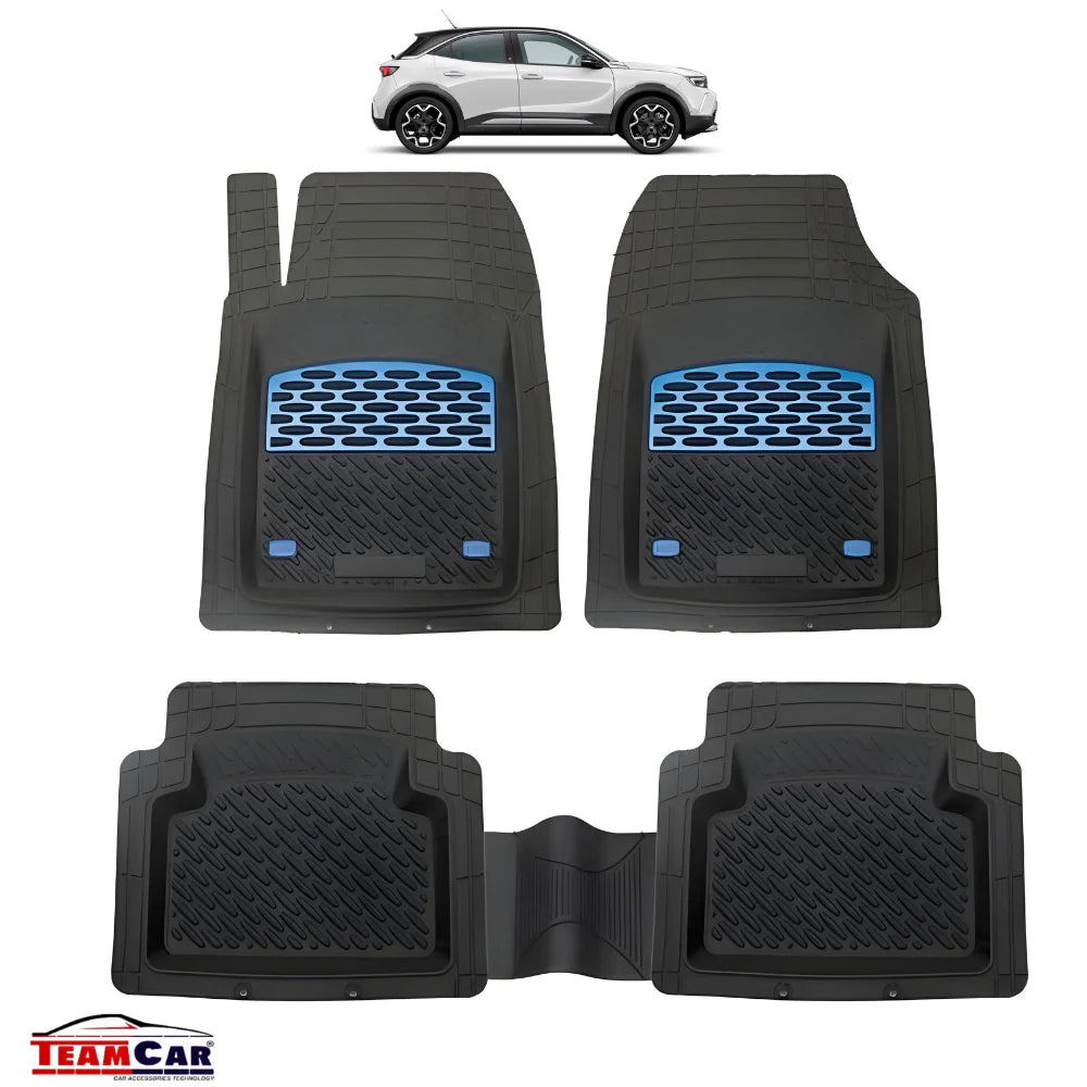 Covorașe Auto TeamCar® Tip Tăviță Compatibile Opel Mokka B (2020–prezent) - Blue