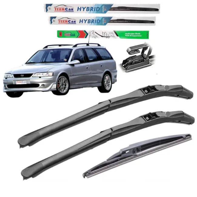 Ștergătoare Hybrid TeamCar® Opel Vectra B Caravan (1996–2002) – Set Complet - 221.ro