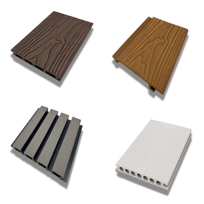 Mostrar WPC exterior – lambriu + pardoseală, Naimeed P2, 4 modele,dimensiuni 14x20cm