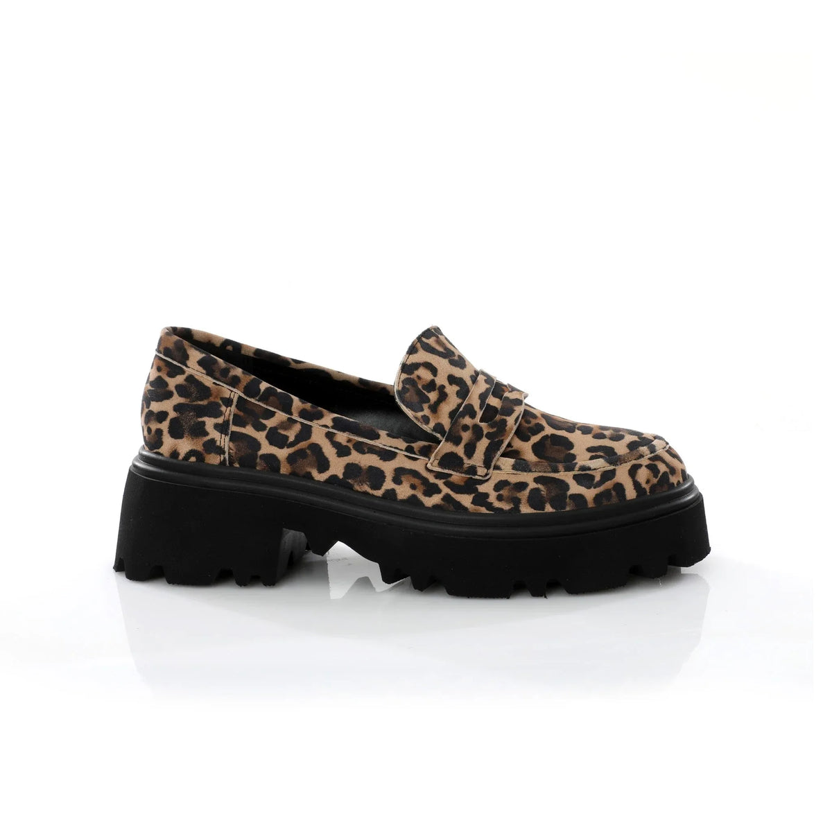 Chunky Penny Loafer Leopard