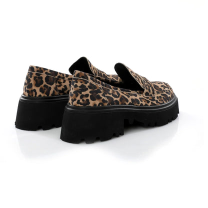 Chunky Penny Loafer Leopard