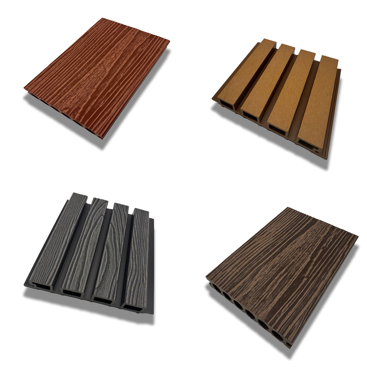 Mostrar WPC exterior – lambriu + pardoseală, Naimeed P3, 4 modele,dimensiuni 14x20cm