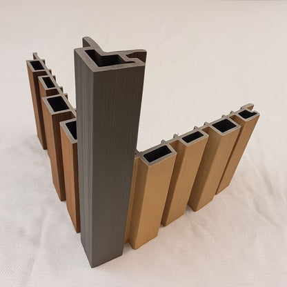 Coltar coextrudat pentru lambriu WPC exterior, Naimeed D7500, Dimensiuni 280x5.6x4.9cm, Gri