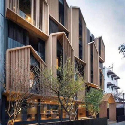 Profil ranforsat din WPC co-extrudat, Naimeed D7508, 280×8×8 cm, gri