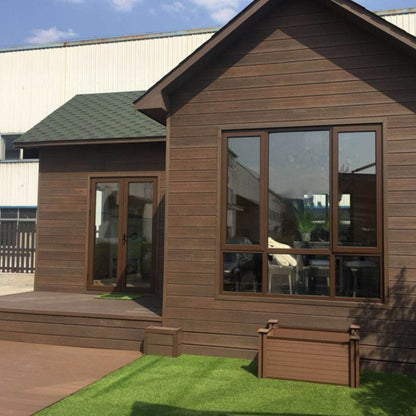 Cornier prerimetral, exterior, din compozit WPC ,cu strat coextrudat protector Naimeed D7512, Dimensiuni 280X4.1X4.1cm, Caramiziu