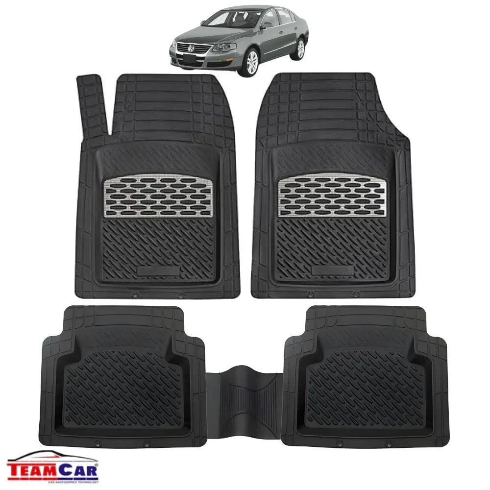 Volkswagen Passat B6 Sedan Covorase Auto TeamCar® Tip Tavita Compatibile (2005–2010) Silver - 221.ro