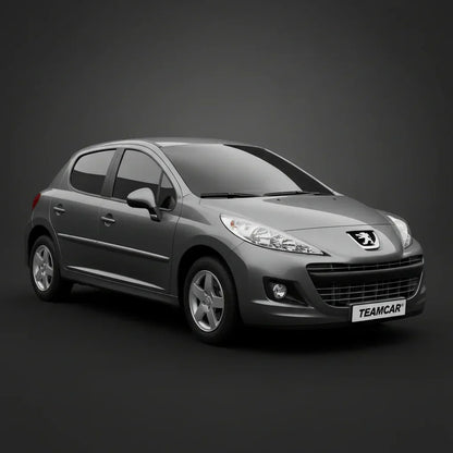 Covorase Tip Tavita Compatibile Peugeot 207 Hatchback (5 usi 2009-2012)-Silver