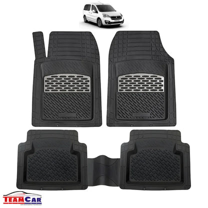 Covorase Auto TeamCar® Tip Tavita Compatibile Peugeot Partner II Tepee (2008-2018) Material Rezistent Carbon - 221.ro