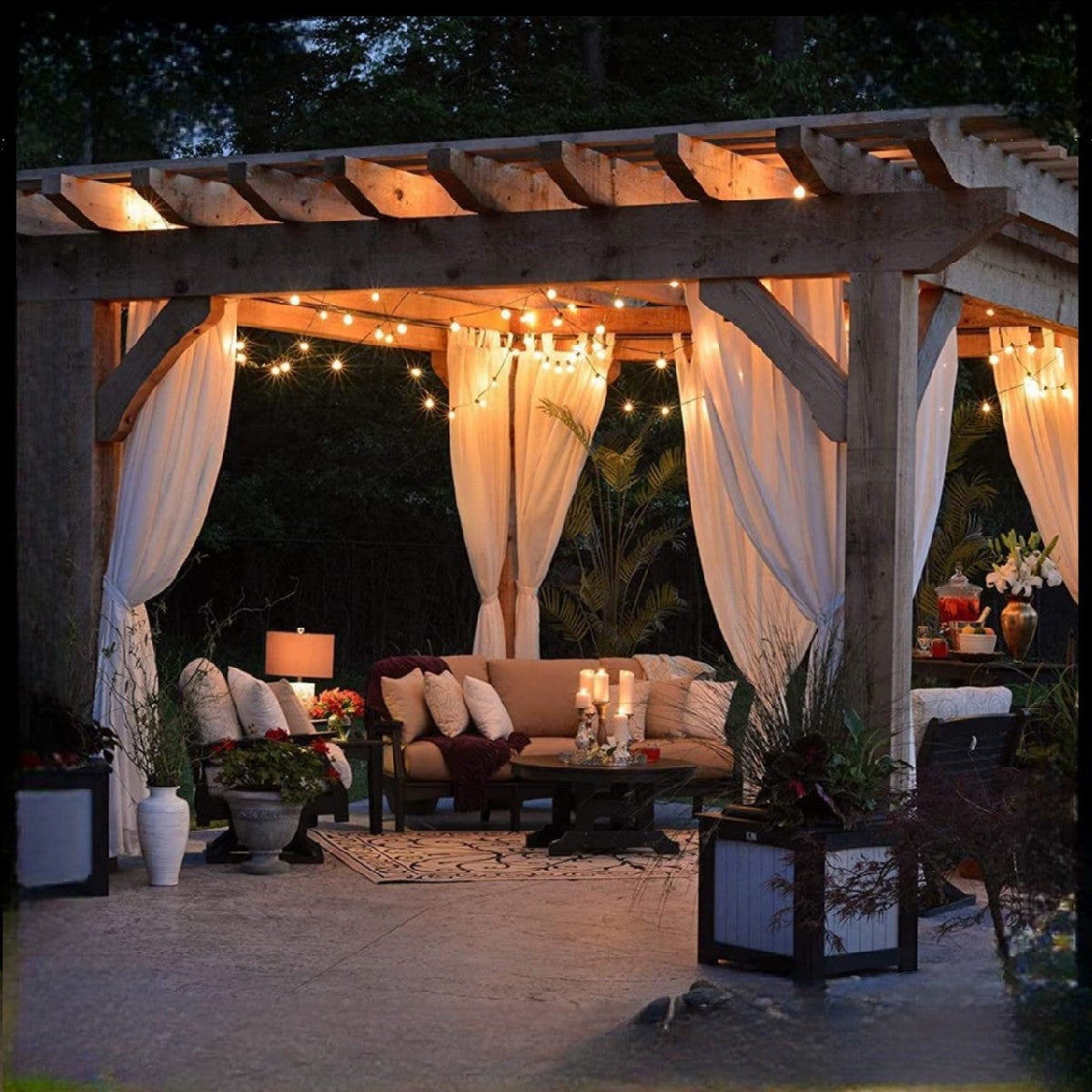 Ghirlanda luminoasa, decorativa, interconectabila, Naimeed D6128, 5m, 10 Becuri LED, Lumina Multicolor