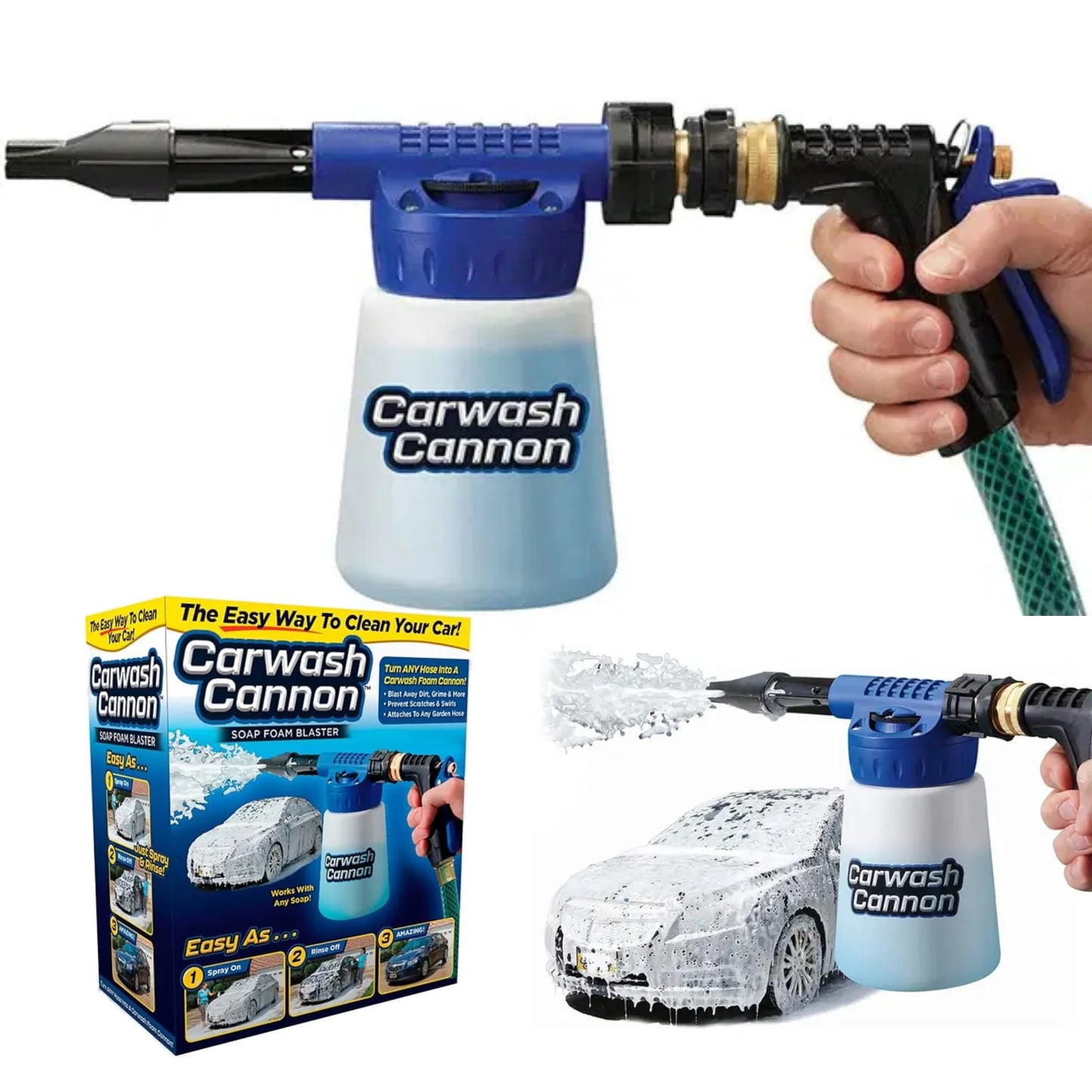 Pistol Spumare Auto Car Wash Rocket, Presiune Înaltă, Jet Reglabil