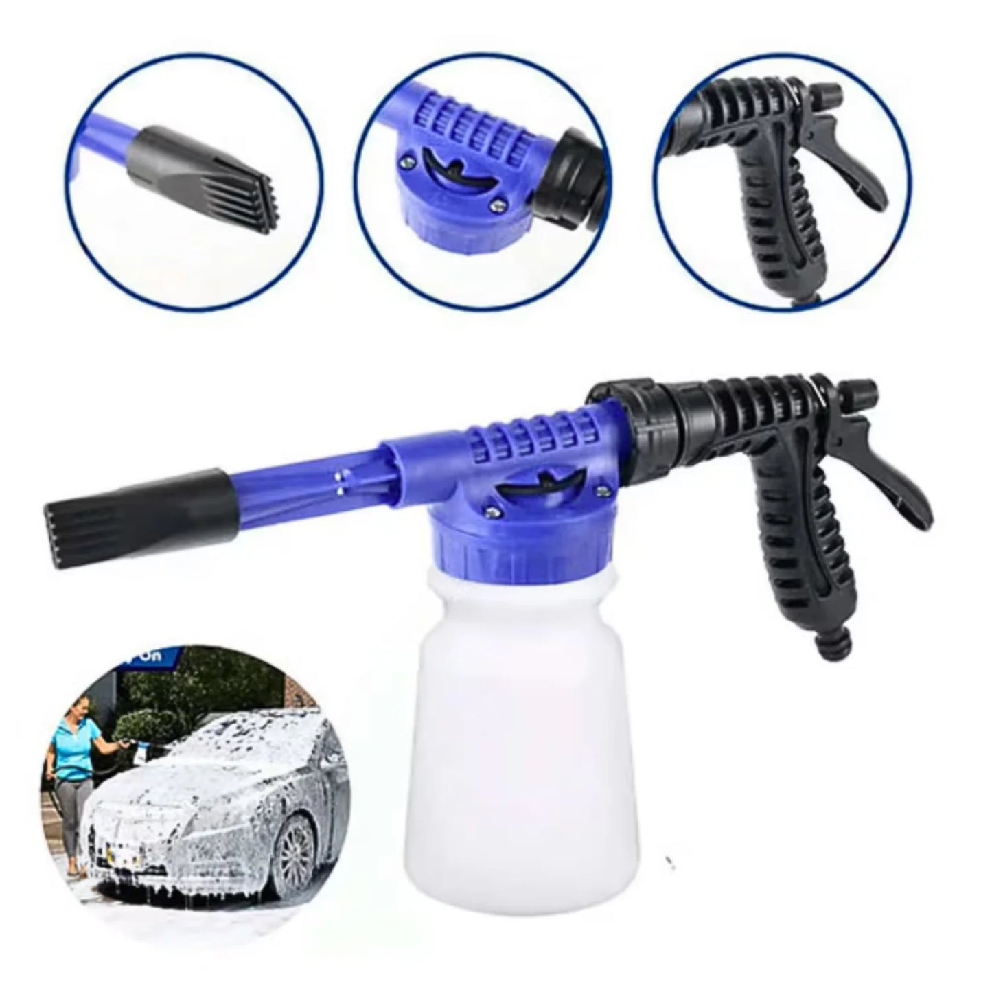 Pistol Spumare Auto Car Wash Rocket, Presiune Înaltă, Jet Reglabil