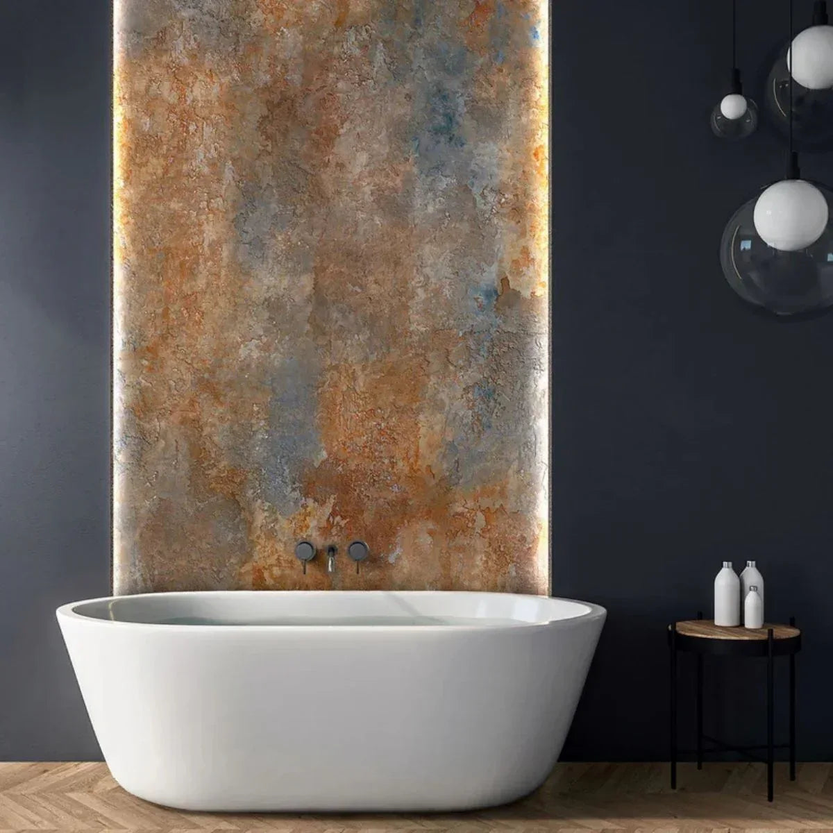 Panou SPC de inalta Densitate, Lambriu Bambú, Naimeed D7861– structura solida, antibacterian, ignifug, rezistenta excelenta la umiditate, 120 × 280 cm, grosime 8mm - 221.ro