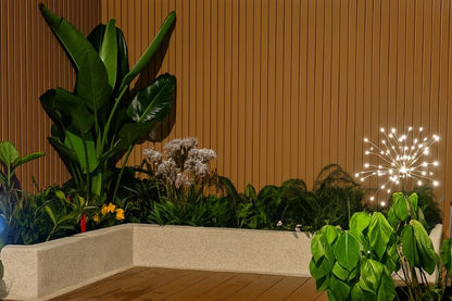 Lambriu decorativ riflaj WPC, pentru exterior, montaj rapid, rezistenta ridicata, Naimeed D7498, 280x14.8x2.1cm, Tec