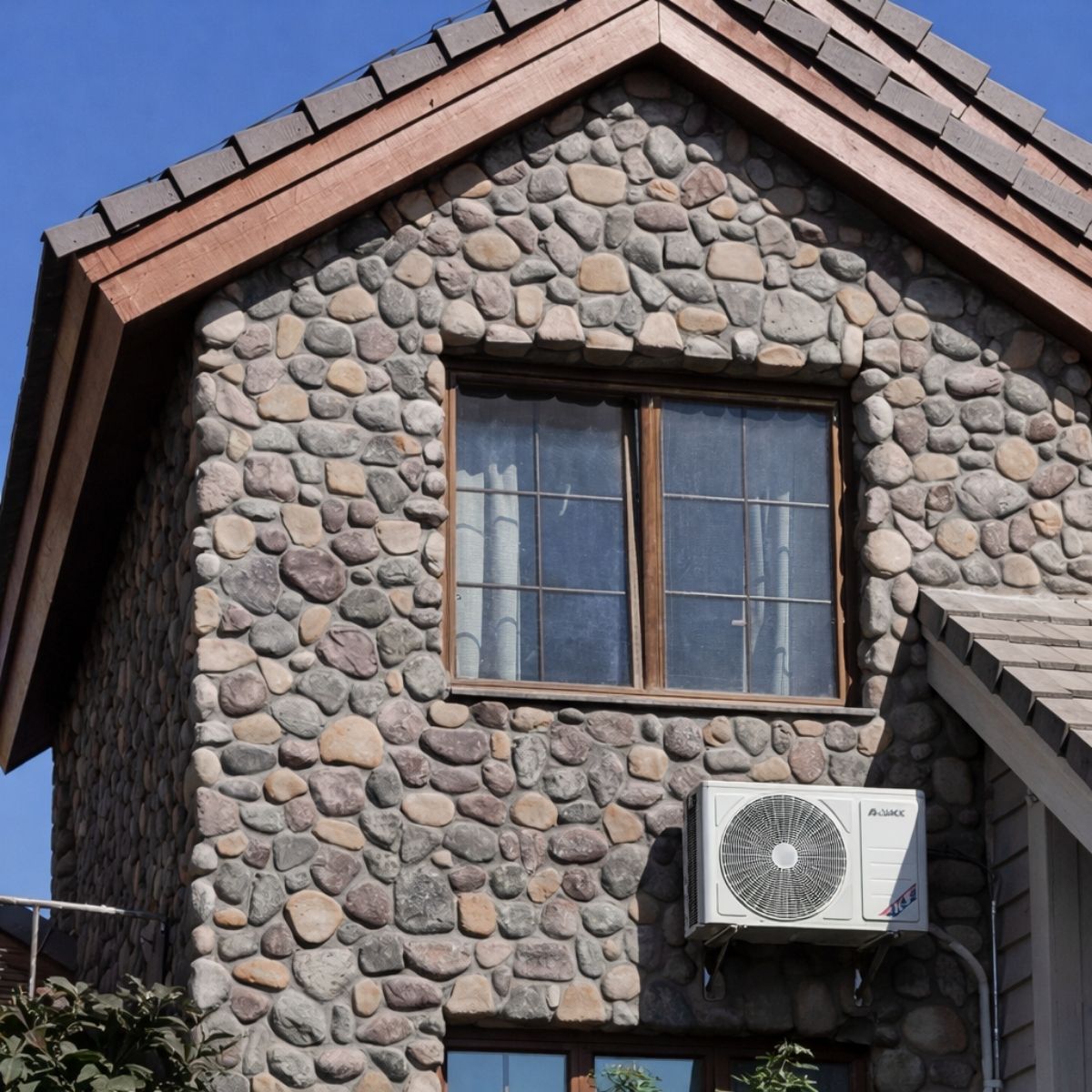 Panou decorativ 3D, efect piatră naturală, ultraușor, Naimeed D7585, pentru interior și exterior, 120x60x6cm, Gri