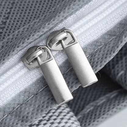 Organizator depozitare multifunctional, cu Fereastră Vizibilă, Închidere cu Fermoar, Naimeed D7696, 30x50x70cm, Maro