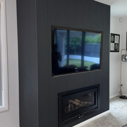 Coltar coextrudat pentru lambriu WPC exterior, Naimeed D7500, Dimensiuni 280x5.6x4.9cm, Gri