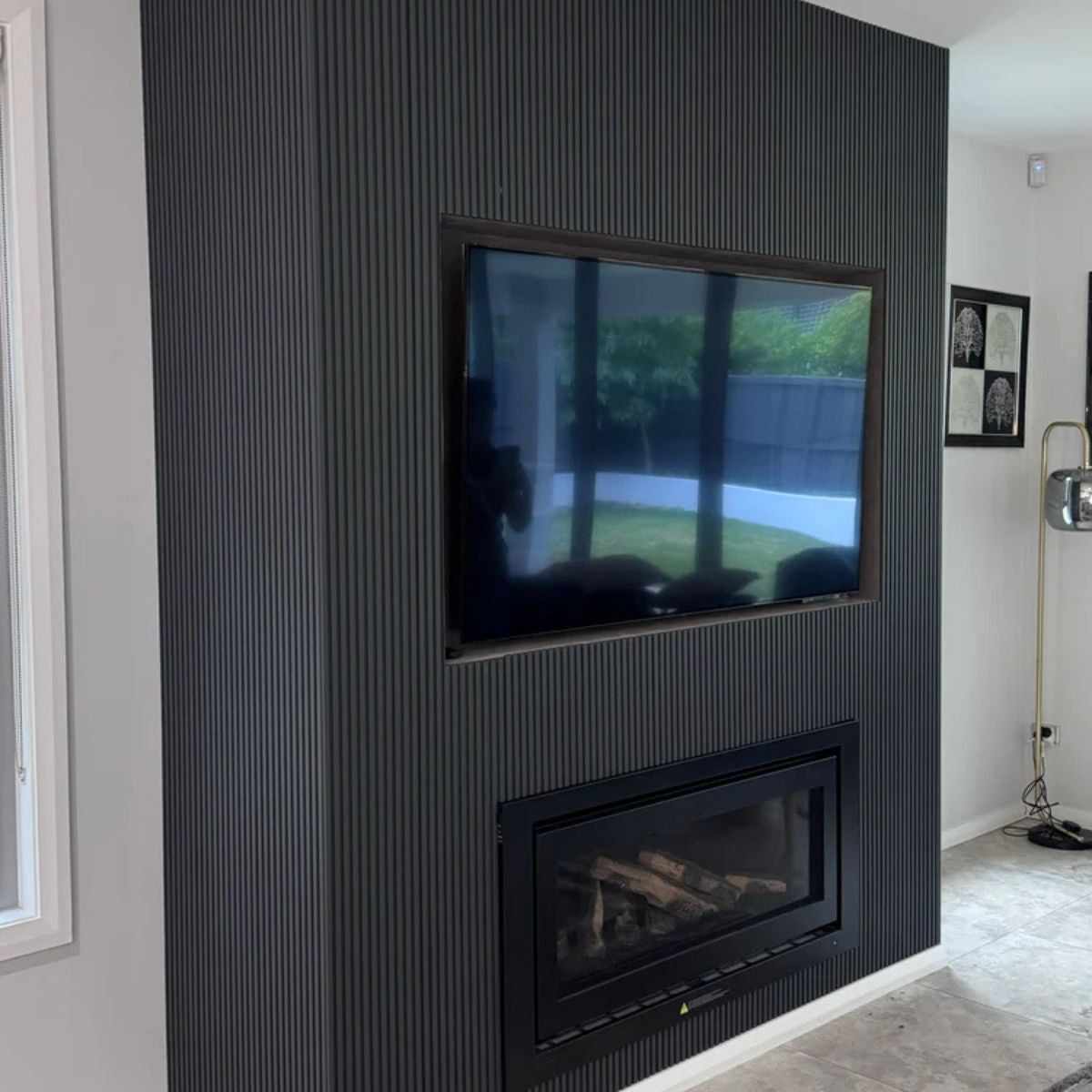 Coltar coextrudat pentru lambriu WPC exterior, Naimeed D7501, Dimensiuni 280x5.6x4.9cm, Teac