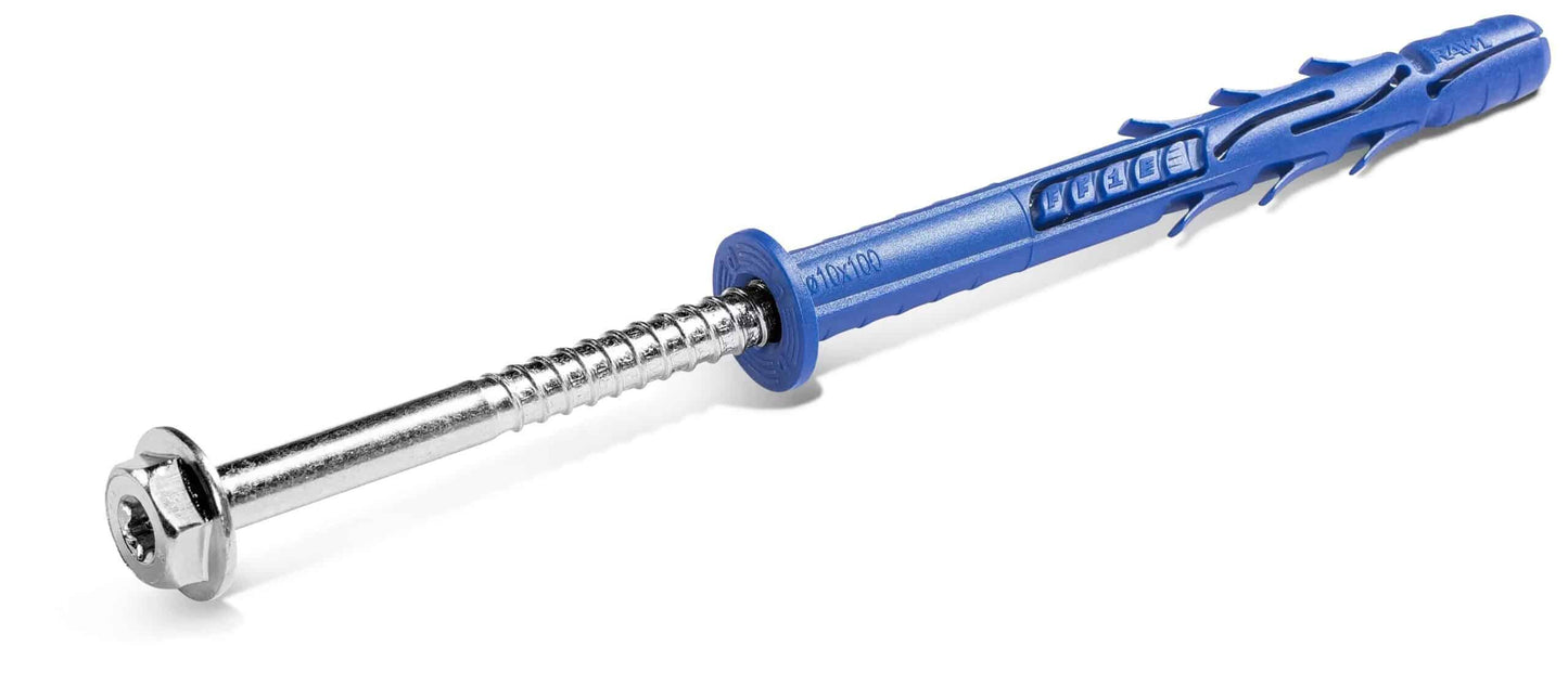 Dibluri pentru înfiletare, cap hexagonal, M10x120, Rawlplug, gri, 25buc / R-FFS-N-10K120
