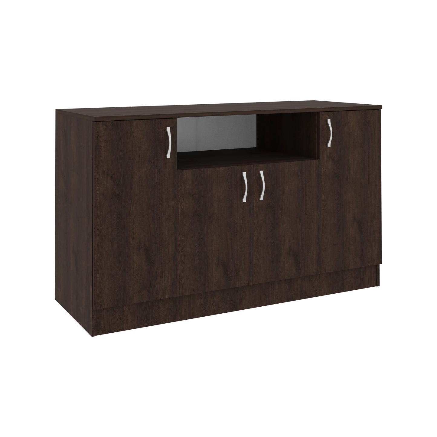 Comoda haaus Remi, 4 Usi, Stejar Bronz, 135 x 50 x 80 cm