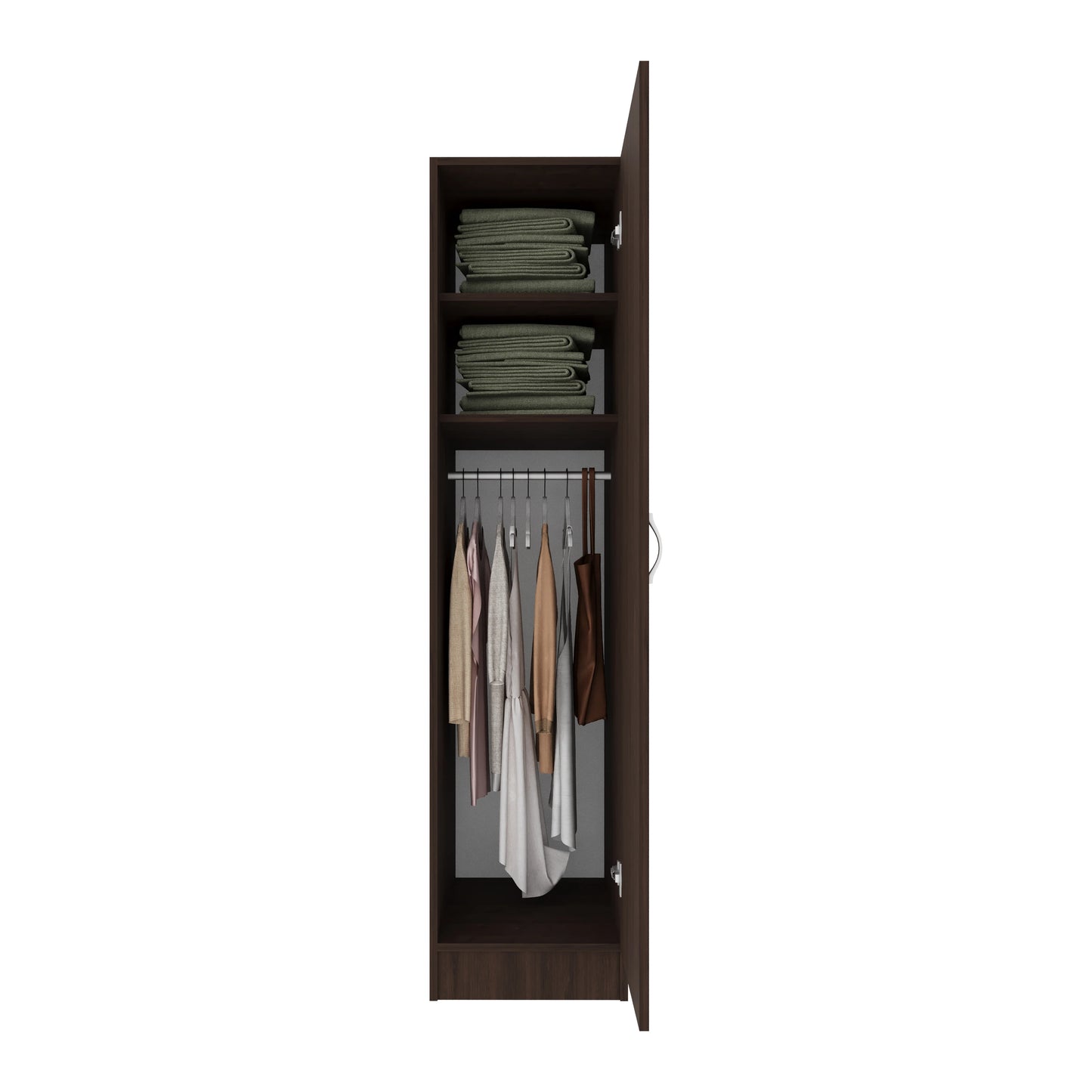 Dulap haaus Remi, O Usa, Stejar Bronz, 40 x 51 x 170 cm