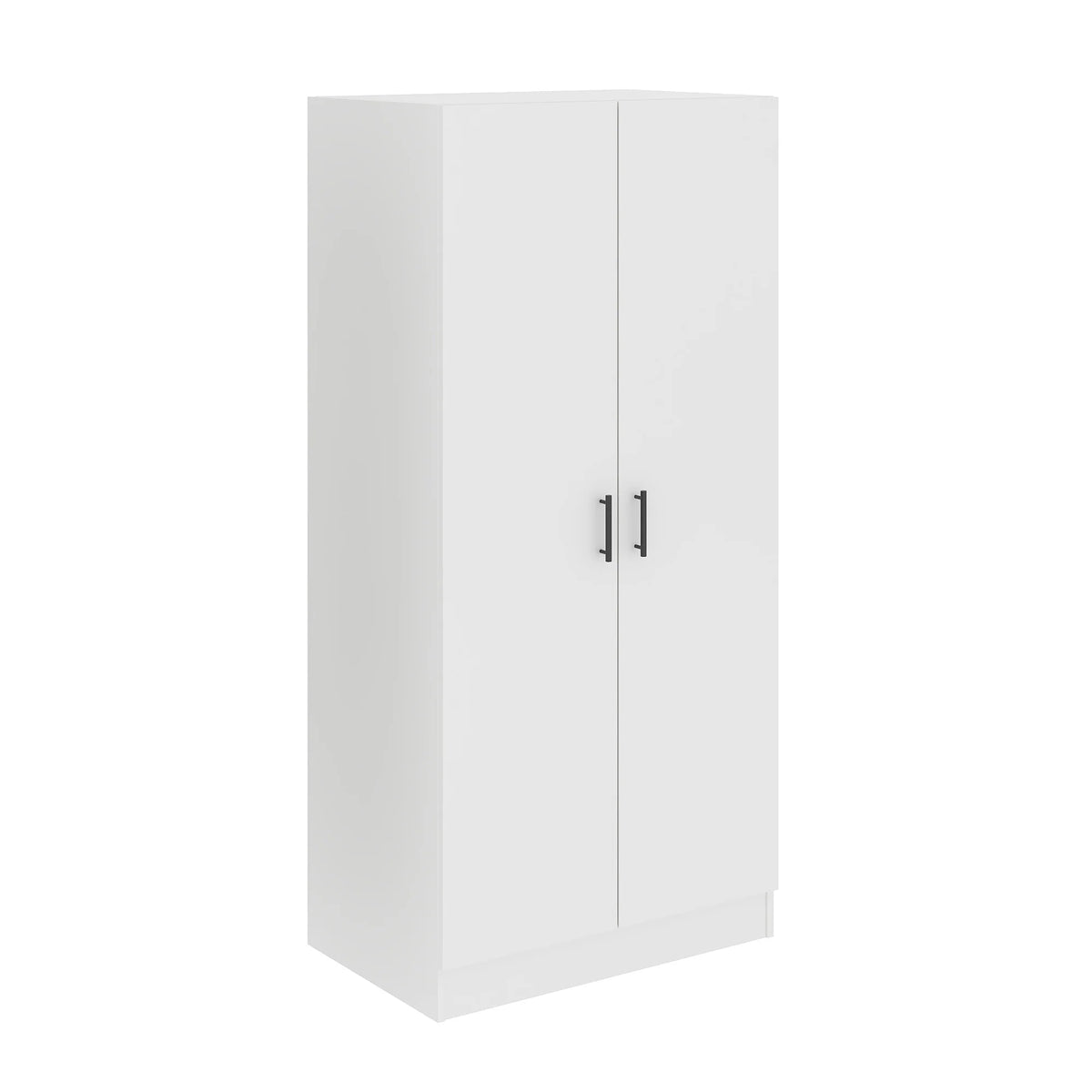 Dulap Remi, 2 Usi, cu polite, Alb, 80 x 51 x 170 cm
