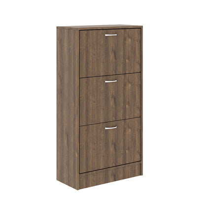 Pantofar Rin, 3 Usi, Stejar Bronz, 63 x 30 x 120 cm
