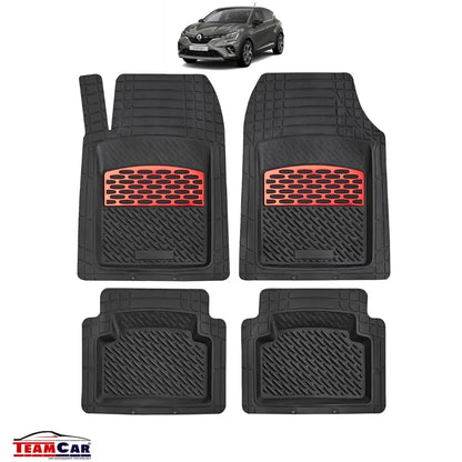 Covorașe Auto TeamCar® Tip Tăviță Compatibile Renault Captur II (2019+) - red - 221.ro