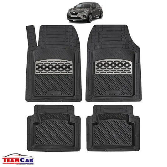 Covorașe Auto TeamCar® Tip Tăviță Compatibile Renault Captur II (2019+) - silver - 221.ro