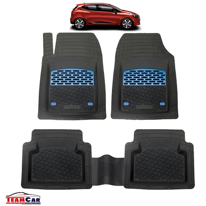 Renault Clio V Covorașe Auto TeamCar® Tip Tăviță Compatibile (2019+) - Hatchback Blue