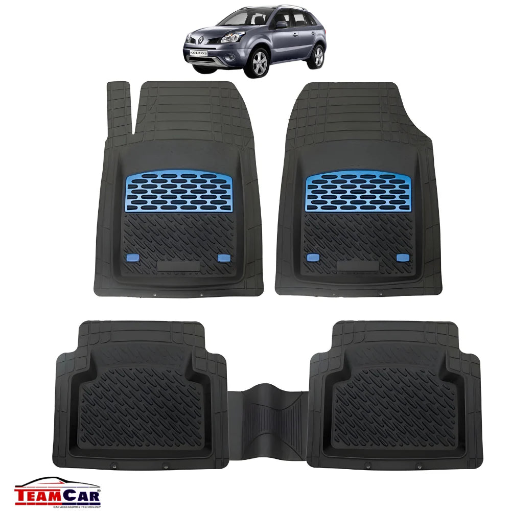 Renault Koleos I Covorase Auto TeamCar® Tip Tăviță Compatibile (2008–2016) - Blue