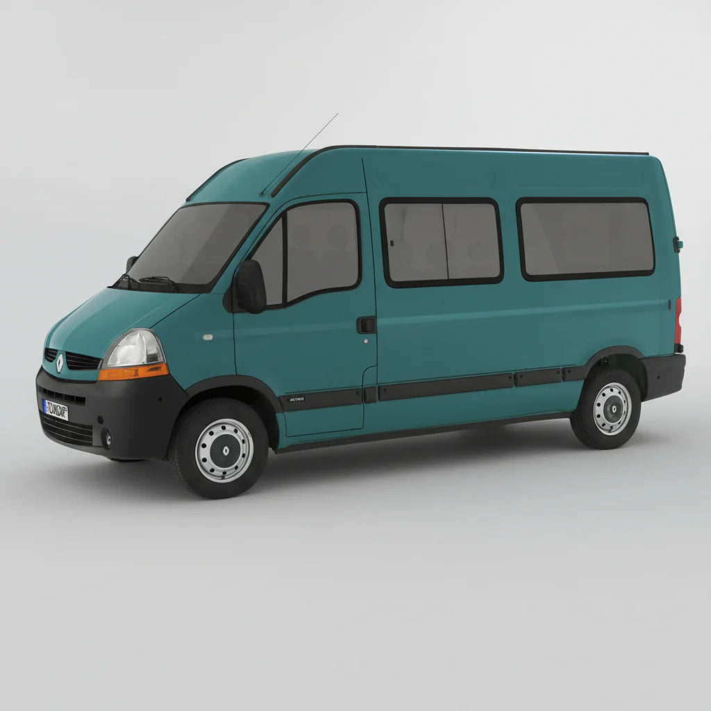 Ștergătoare Renault Master Bus L2H2 (2003–2006) Flat | Set față – TeamCar®